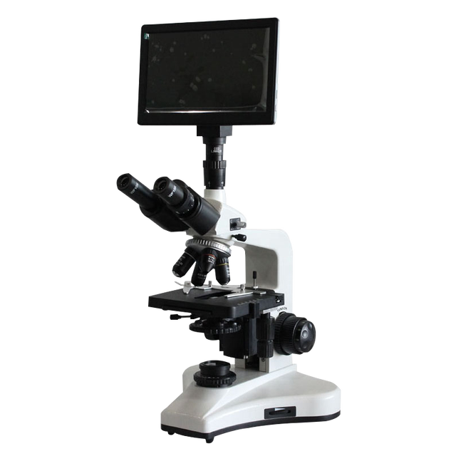 BL-123TDM 11.6" LCD Display Screen 40X~1600X Digital Videological Biological Microscope