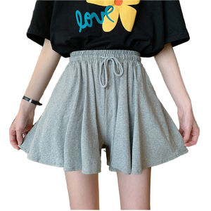 กางเกงขาสั้นเอวสูงทรงเอ สไตล์เกาหลี รุ่นใหม่ ใส่สบาย ระบายอากาศได้ดี เหมาะสำหรับนักศึกษา แมทช์ได้กับทุกชุด สำหรับผู้หญิง แฟชั่นฤดูร้อน - Product Image 1