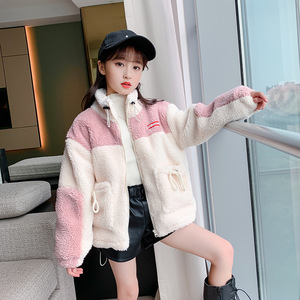 Vêtements pour enfants en gros, veste d'hiver chaude pour bébé fille, manteau en fourrure épaisse à la mode - Product Image 2