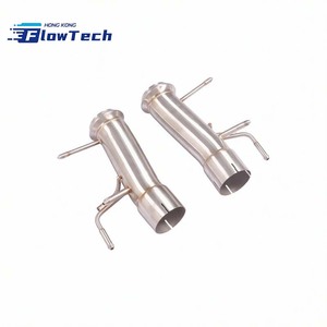 Tuyau d'échappement avant haute performance en acier inoxydable avec finition lisse pour Ferrari SF90 3.9T V8 - Product Image 6