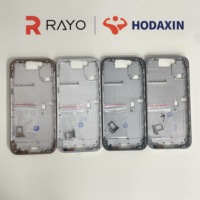 Châssis arrière de remplacement pour iPhone 17 16 15 14 14Plus (version US) avec plateau SIM et touches latérales