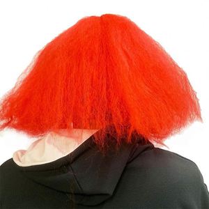 Máscara de Payaso de Pelo Rojo para Halloween, Venta al por Mayor, para Bromas, Decoración de Exterior para Fiestas y Eventos - Product Image 3