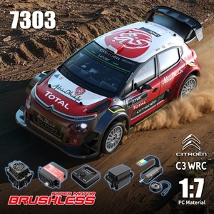 Voiture RC de rallye MJX Hyper Go SJY-7303 4x4 sans balais en métal à l'échelle 1/7, 3 canaux, télécommande électrique, pour intérieur/extérieur, haute performance - Product Image 2