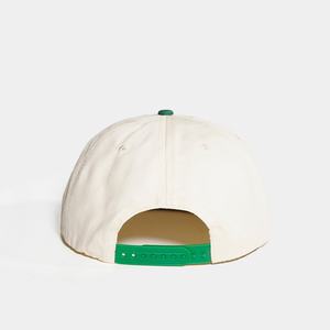 Casquettes en sergé de coton personnalisées 5 panneaux bicolores non structurées avec logo brodé Snapback - Product Image 6