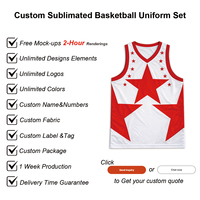 Camiseta de Baloncesto Personalizada Elite para Hombre, Diseño Estrella, Reabastecimiento Rápido en 1 Semana, Tallas Estadounidenses, Conjunto de Equipación para Torneos