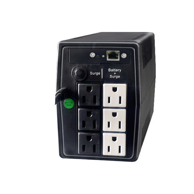 Cost Efficiency Offline UPS Solution 650VA 360W with Battery Backup & Surge Protect