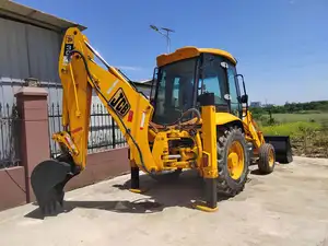 שעות עבודה נמוכות יותר בשימוש מחפרון גלגל jcb 3cx מקורי במצב טוב למכירה