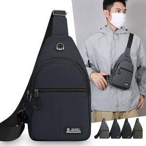 S Sport Men's Chest Bag 30x17x6cm Crossbody Bag For Outdoor Travel Leisure Simple Stylish Casual Backpack - Product Image 1