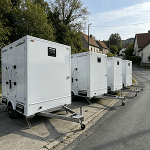 Remorque de camping avec toilettes, douche, toilettes portables, toilettes VIP, remorque de toilettes mobiles - Product Image 1