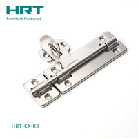 Loquet de sécurité en acier inoxydable 304 verrouillable pour portes de cuisine, meubles, armoires et commodes - Vente en gros