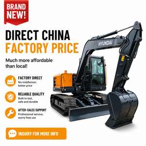 Excavadora Hidráulica Compacta de 8 Toneladas HX80G, Suministro de Fábrica, Potente y Eficiente en Consumo de Combustible, Mini Excavadora de Orugas, Superventas con Envío Global - Product Image 2