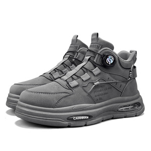 Cahhrn Chaussures de sport montantes pour hommes à boucle rotative, décontractées, style basketball, imperméables, plateforme, pour activités de plein air 7511 - Product Image 5