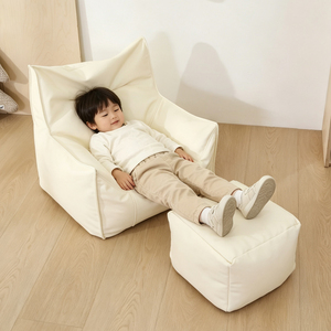 Canapé en cuir PU <span class=keywords><strong>pour</strong></span> enfants de 6 mois à 12 ans, <span class=keywords><strong>fauteuil</strong></span> <span class=keywords><strong>pour</strong></span> tout-petits rembourré en mousse EPP - Product Image 1