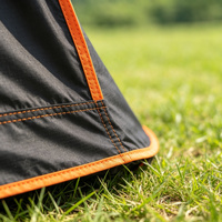 Tente de toit pour voiture avec vérin à gaz, ouverture automatique, imperméable en PVC, ouverture latérale, pour SUV, camping et activités de plein air