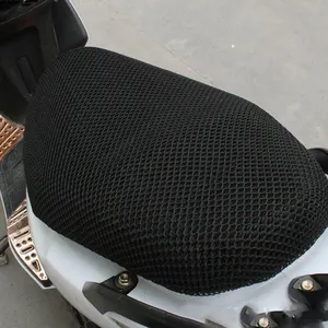 कस्टम विरोधी पर्ची 3D मेष कपड़े accesorios मोटो सांस निविड़ अंधकार तकिया मोटरबाइक स्कूटर मोटरसाइकिल सीट को शामिल किया गया