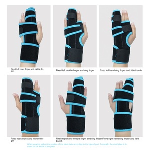 Yikang Vinger Breuk Fixatie Riem Handverstuiking Beschermer Duim Brace Revalidatie Middenhandspalk Vinger Guard Nylon - Product Image 3
