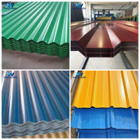 Hochwertige 0,45mm 0,6mm Zinkbeschichtete Verzinkte Wellblech-Dachplatten Vorlackierte Stahldachpaneele für Bauarbeiten