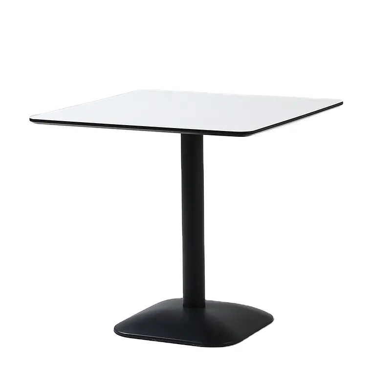 modern and minimalist small Nordic square table Ins Italian minimalist resin board dining table and chair combination