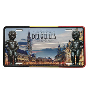 Fabrik Großhandel USA 12*6 Zoll kunden spezifische gedruckte Nummern schilder - Product Image 6