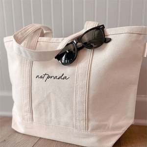 Bolsa de Lona de Algodón 100% Personalizada de Fábrica, Bolsa de Compras Reciclada Natural, Bolsa de Algodón - Product Image 3