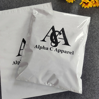 Sac de courrier personnalisé, enveloppes d'emballage, sac de courrier en Poly, grands sacs d'expédition en Polyester pour produits avec Logo imprimé en or