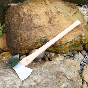 Chất lượng cao ngoài trời nhiệm vụ nặng nề đôi lưỡi Viking rìu hai mặt đầu hickory chặt chặt chặt cây rìu - Product Image 1