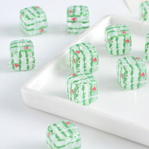 Cuentas Acrílicas con Estampado de Frutas Coloridas, Tendencia Verano 2026, Cuentas Sueltas para DIY, para Pulseras y Elásticos para el Cabello - Product Image 5
