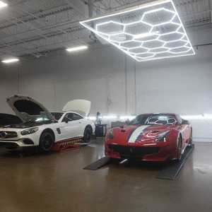 ホット販売カーワークショップディテールライトLedガレージランプ六角形ライトカーコーティングディテール - Product Image 2