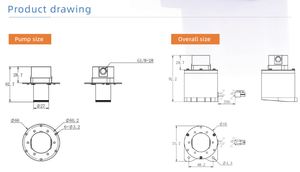 Pompe à encre blanche de qualité supérieure avec rotor long de type MG, neuve, accessoires d'imprimante pour utilisation Domino - Product Image 4