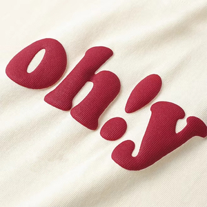 High Quality Wholesale 420gsm Heavyweight Polyester Fleece Winter Eco-Friendly Unisex Oversized Personalized Logo 3D Puff - Product Image 5