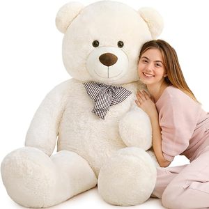 MorisMos <span class=keywords><strong>150</strong></span> <span class=keywords><strong>cm</strong></span> gigante orsacchiotto morbido grande XXL carino <span class=keywords><strong>peluche</strong></span> ragazza fidanzata Partner moglie madre bambini regalo amorevole - Product Image 4