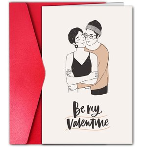 2027 Wholesale <strong>Valentine's</strong> Day <strong>Card</strong> Romantic Couple Design Happy <strong>Valentines</strong> Day Greeting <strong>Card</strong> with Envelope for Him Her Wife <strong>Husband</strong> - Product Image 1