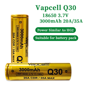 Vapcell Pin Sạc Li Lon INR18650 3000Mah 20A 35A Q30 3.7V Pk 18650 HG2 Dùng Cho Đèn Pin - Product Image 2
