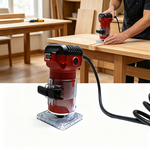 Défonceuse électrique à brancher AC110-220V puissante pour la fabrication de meubles, le chanfreinage du bois et la gravure - Product Image 1