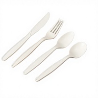Couverts jetables emballés individuellement, fourchettes, cuillères, fourchettes individuelles de qualité alimentaire, vente en gros commerciale