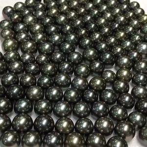 프리미엄 주얼리 천연 라운드 타히티 블랙 펄 8-12mm 해양 진주 블랙 파인 펄 도매 제3자 인증 - Product Image 6