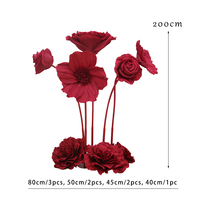 Bloemen Voor Bruiloftsdecoraties Gigantische Kunstmatige Roos En Modeshow Papieren Bloemen Voor Het Demonstreren Van Stijl En Elegantie