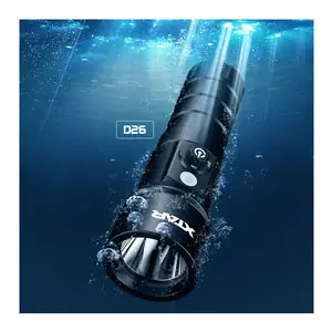 Xtar Whale D26 L2 U3 Cool Light 1100lm 310m Long Range Distance 10w Led Handheld Torch Diving Flashlight Supplier lunterna buceo