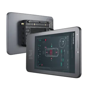 HUGEROCK K101 Tablet Android, Tablet Pc tahan air mesin dudukan kendaraan industri pembaca nfc semua dalam satu Emblem Wifi Gsm 1000nits
