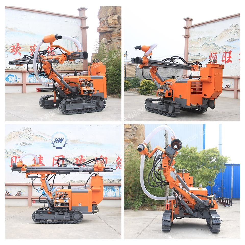Hard Rock Drill Crawler - Portable Mine DTH Drilling Rig