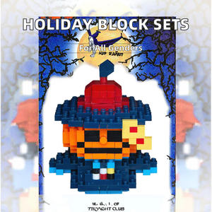 Micro fai da te set di blocchi per Halloween e natale in plastica <span class=keywords><strong>fantasma</strong></span> e zucca uomo decorazioni giocattolo Mini Figure da costruzione regali - Product Image 2