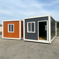 Maison conteneur pliable résistante aux intempéries pour le repos du personnel agricole et la salle de stockage