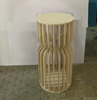 Support de gâteau en acrylique pour mariage, rose, violet, blanc, socle cylindrique, piédestal, support de fleurs, décoration de scène de mariage, table