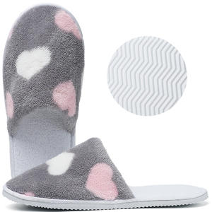 รองเท้าสลิปเปอร์แบบใช้แล้วทิ้งสำหรับโรงแรม น้ำหนักเบา ผลิตจากผ้ากำมะหยี่  สำหรับทุกเพศ  กันลื่น นุ่มสบาย ทำจากวัสดุ EVA เหมาะสำหรับฤดูใบไม้ผลิและฤดูร้อน  ด้านบนเป็นผ้าเทอร์รี่ - Product Image 4