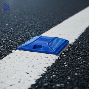 Réflecteur routier, œil <span class=keywords><strong>de</strong></span> chat, réflecteur en plastique, borne <span class=keywords><strong>de</strong></span> signalisation routière réfléchissante, borne <span class=keywords><strong>de</strong></span> signalisation routière en plastique standard américain - Product Image 1