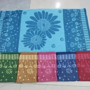 Promotional 10s jacquard terry bath towel wholesale super cheap cotton blended bath towels