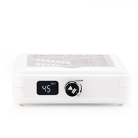 Collecteur de poussière pour ponceuse à ongles 2-en-1, moteur turbo sans balais personnalisé en usine, écran LCD, batterie 6H pour distributeurs et marques.