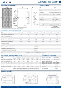 Paneles solares JA Panel fotovoltaico de 550W para electricidad doméstica Sistema solar fuera de la red JA Solar - Product Image 3