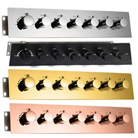 Kit de robinetterie de douche thermostatique encastré mural en laiton doré rose de luxe avec mitigeur et inverseur