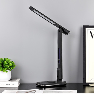 Cargador inalámbrico QI para niños, habitación de estudiantes, cabecera táctil, atenuación continua, lámpara de escritorio para cuidar los ojos con <span class=keywords><strong>pantalla</strong></span> LED - Product Image 2